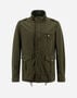 Herno GARMENT-DYED LINEN AND COTTON FIELD JACKET Light Military FI000112U131477730T01